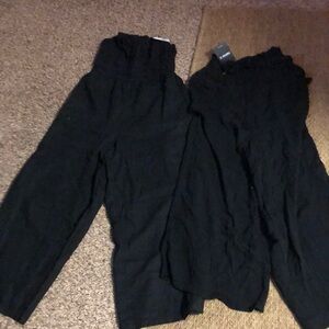 Black Wide-Leg Pants